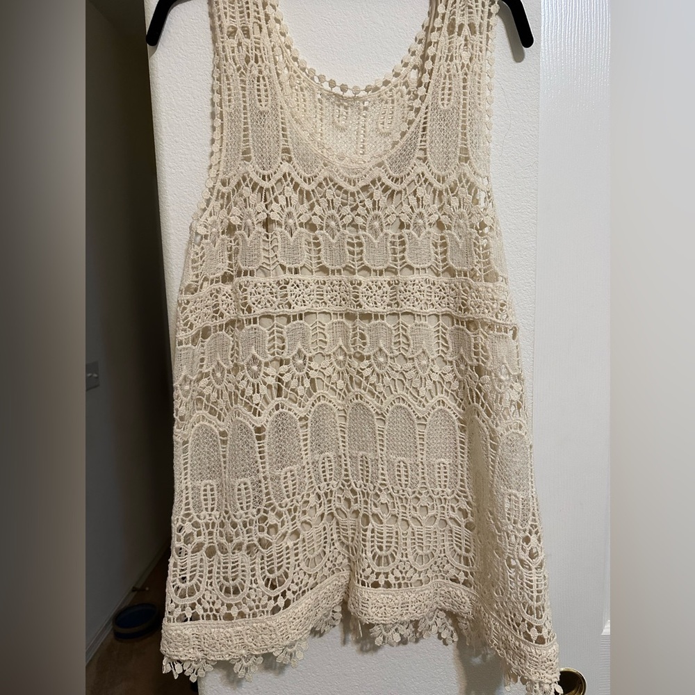 Lace tank & liner XL